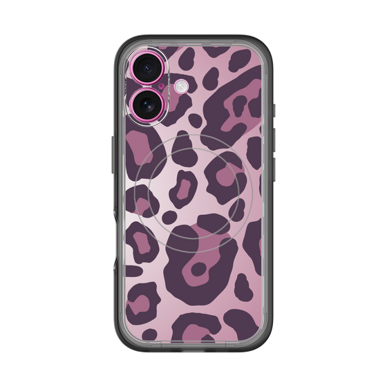 スリムプロテクションプレミアムケース with MagSafe［ Leopard - Pink ］