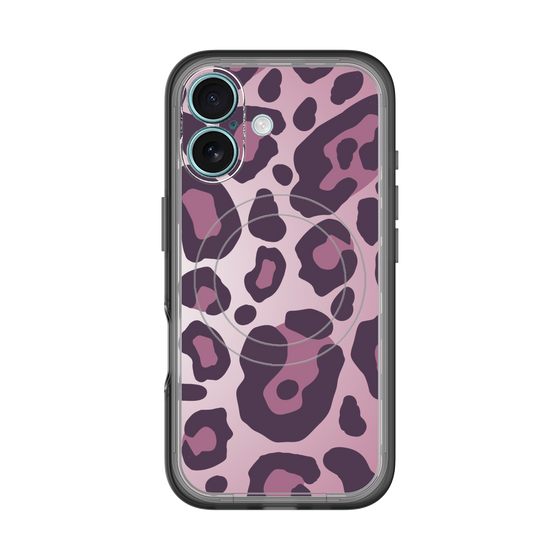 スリムプロテクションプレミアムケース with MagSafe［ Leopard - Pink ］