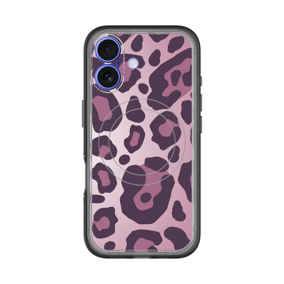 スリムプロテクションプレミアムケース with MagSafe［ Leopard - Pink ］