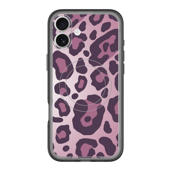 スリムプロテクションプレミアムケース with MagSafe［ Leopard - Pink ］