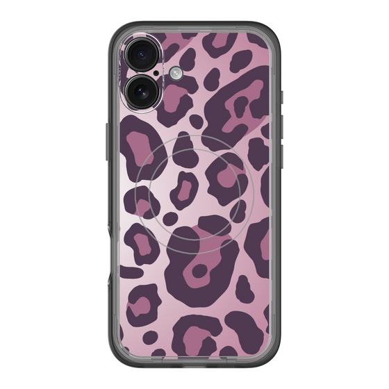 スリムプロテクションプレミアムケース with MagSafe［ Leopard - Pink ］