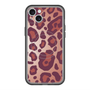 スリムプロテクションプレミアムケース with MagSafe［ Leopard - Red ］