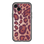 スリムプロテクションプレミアムケース with MagSafe［ Leopard - Red ］