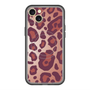 スリムプロテクションプレミアムケース with MagSafe［ Leopard - Red ］