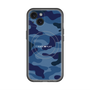 スリムプロテクションプレミアムケース with MagSafe［ Camouflage - Blue ］