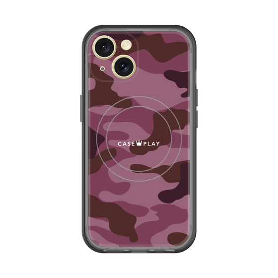 スリムプロテクションプレミアムケース with MagSafe［ Camouflage - Pink ］