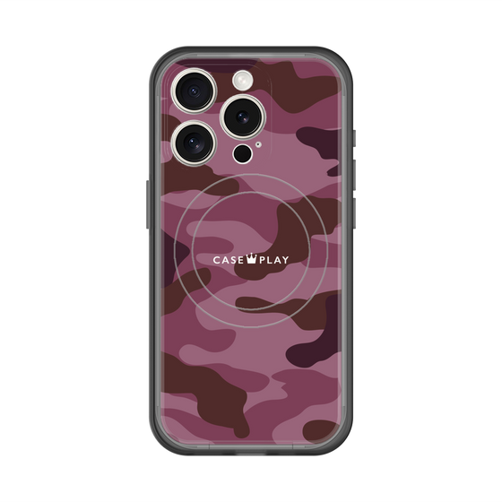 スリムプロテクションプレミアムケース with MagSafe［ Camouflage - Pink ］