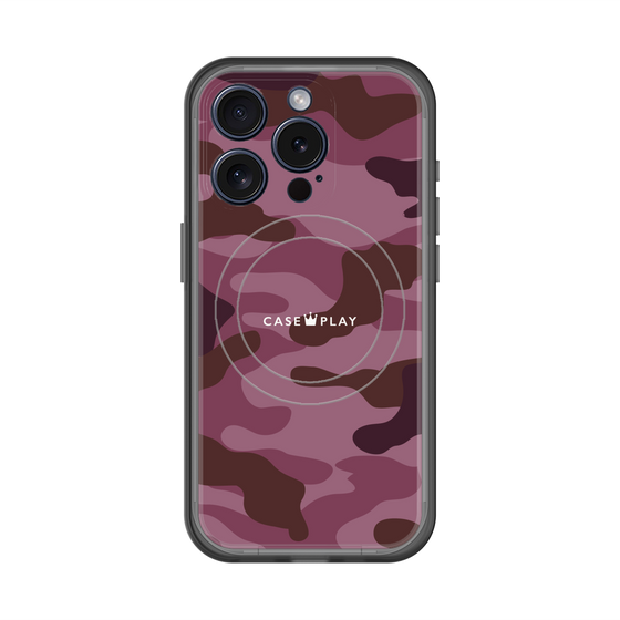 スリムプロテクションプレミアムケース with MagSafe［ Camouflage - Pink ］