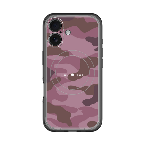 スリムプロテクションプレミアムケース with MagSafe［ Camouflage - Pink ］