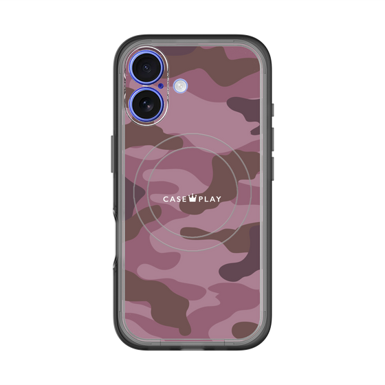 スリムプロテクションプレミアムケース with MagSafe［ Camouflage - Pink ］