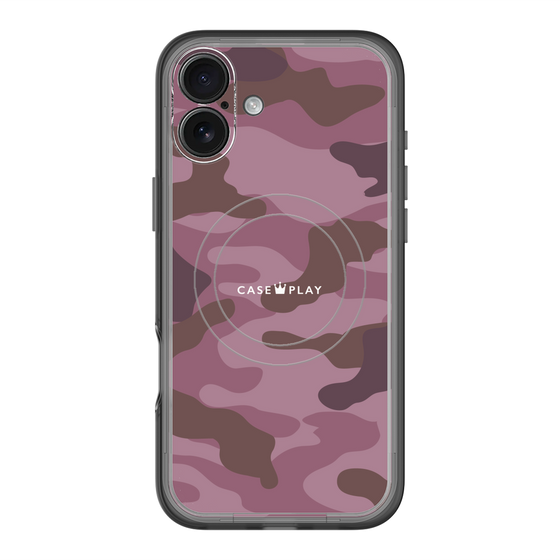 スリムプロテクションプレミアムケース with MagSafe［ Camouflage - Pink ］