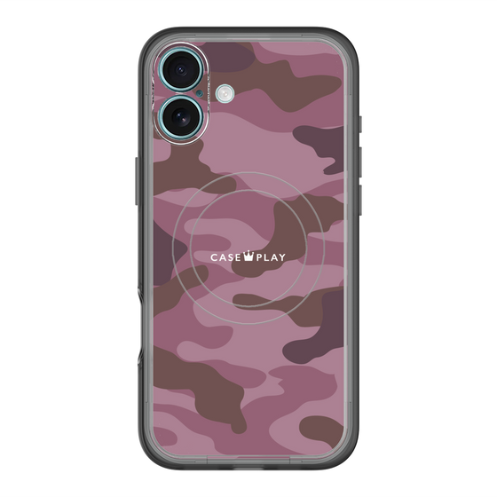 スリムプロテクションプレミアムケース with MagSafe［ Camouflage - Pink ］