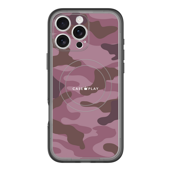 スリムプロテクションプレミアムケース with MagSafe［ Camouflage - Pink ］