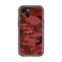スリムプロテクションプレミアムケース with MagSafe［ Camouflage - Red ］