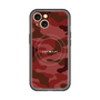 スリムプロテクションプレミアムケース with MagSafe［ Camouflage - Red ］