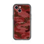 スリムプロテクションプレミアムケース with MagSafe［ Camouflage - Red ］