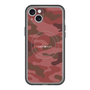 スリムプロテクションプレミアムケース with MagSafe［ Camouflage - Red ］