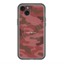 スリムプロテクションプレミアムケース with MagSafe［ Camouflage - Red ］
