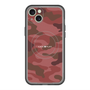 スリムプロテクションプレミアムケース with MagSafe［ Camouflage - Red ］