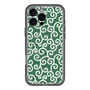 スリムプロテクションプレミアムケース with MagSafe［ 唐草模様 - Green ］