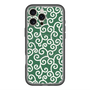 スリムプロテクションプレミアムケース with MagSafe［ 唐草模様 - Green ］