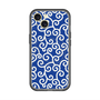 スリムプロテクションプレミアムケース with MagSafe［ 唐草模様 - Blue ］