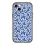 スリムプロテクションプレミアムケース with MagSafe［ 唐草模様 - Blue ］