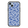 スリムプロテクションプレミアムケース with MagSafe［ 唐草模様 - Blue ］