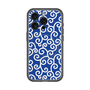 スリムプロテクションプレミアムケース with MagSafe［ 唐草模様 - Blue ］