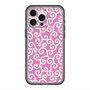 スリムプロテクションプレミアムケース with MagSafe［ 唐草模様 - Pink ］