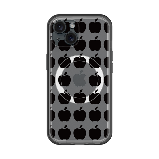 スリムプロテクションプレミアムケース with MagSafe［ Apple - Black ］