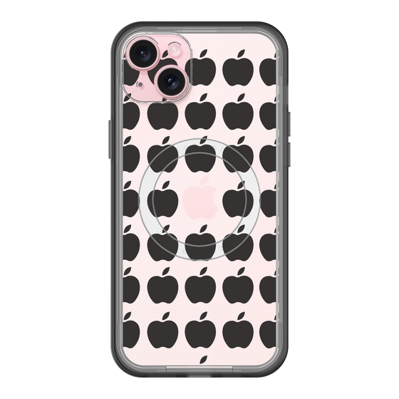 スリムプロテクションプレミアムケース with MagSafe［ Apple - Black ］