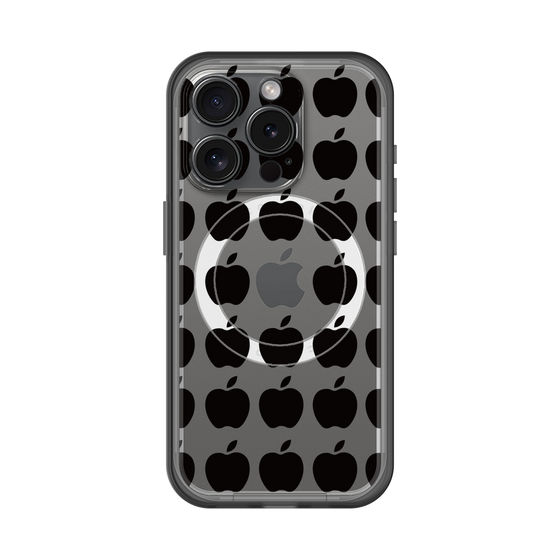 スリムプロテクションプレミアムケース with MagSafe［ Apple - Black ］