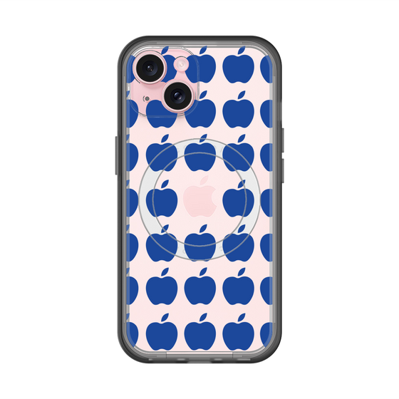 スリムプロテクションプレミアムケース with MagSafe［ Apple - Blue ］