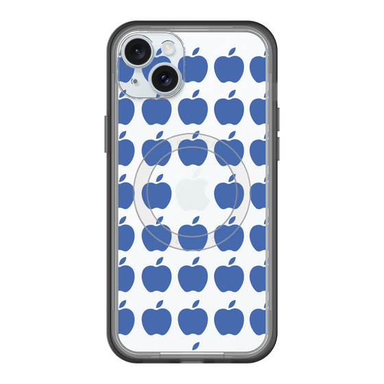 スリムプロテクションプレミアムケース with MagSafe［ Apple - Blue ］