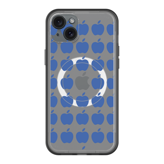 スリムプロテクションプレミアムケース with MagSafe［ Apple - Blue ］