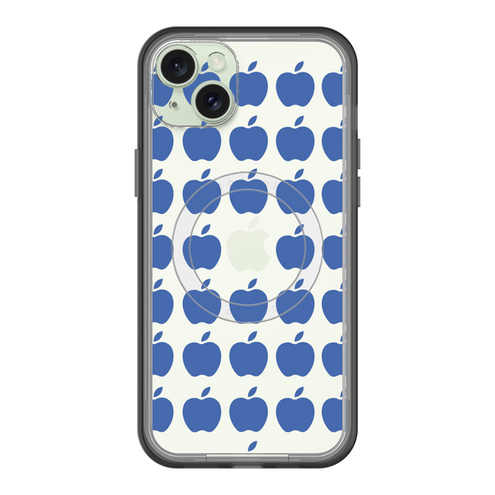 スリムプロテクションプレミアムケース with MagSafe［ Apple - Blue ］