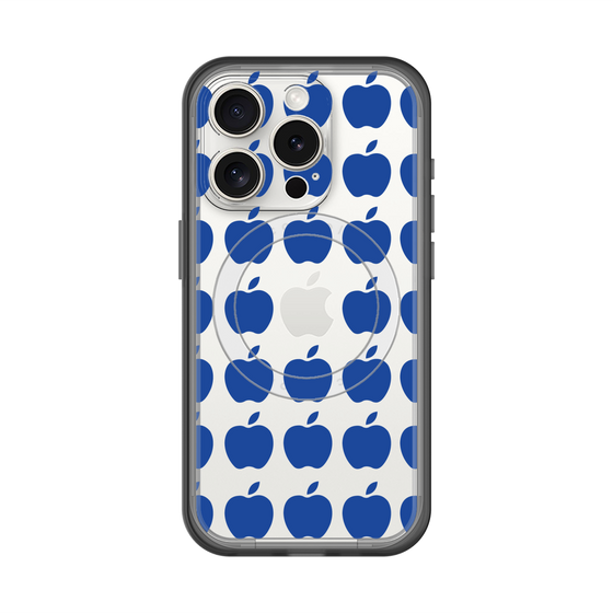 スリムプロテクションプレミアムケース with MagSafe［ Apple - Blue ］