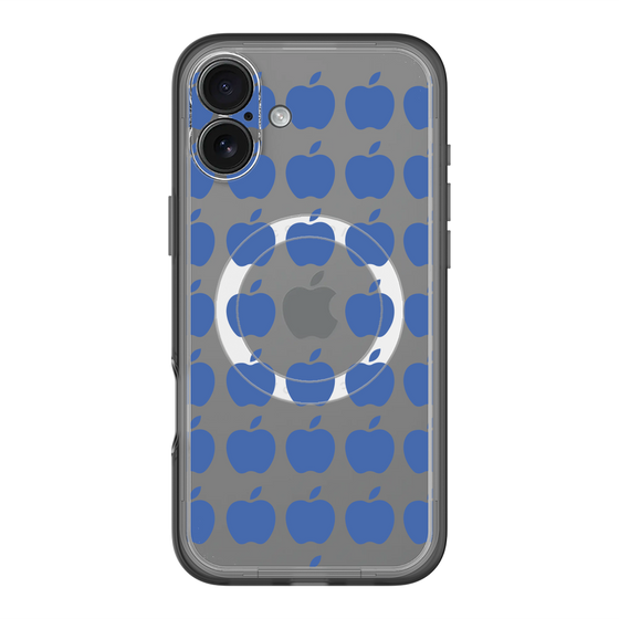 スリムプロテクションプレミアムケース with MagSafe［ Apple - Blue ］