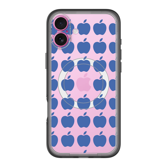 スリムプロテクションプレミアムケース with MagSafe［ Apple - Blue ］