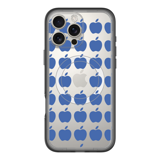 スリムプロテクションプレミアムケース with MagSafe［ Apple - Blue ］