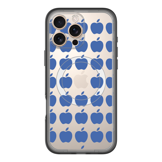 スリムプロテクションプレミアムケース with MagSafe［ Apple - Blue ］