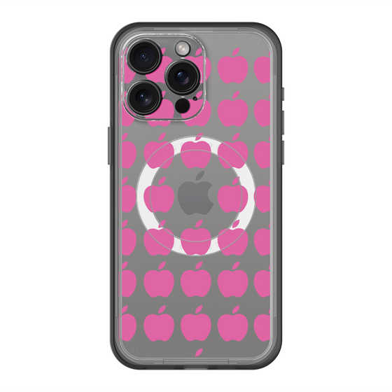 スリムプロテクションプレミアムケース with MagSafe［ Apple - Pink ］