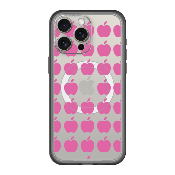 スリムプロテクションプレミアムケース with MagSafe［ Apple - Pink ］