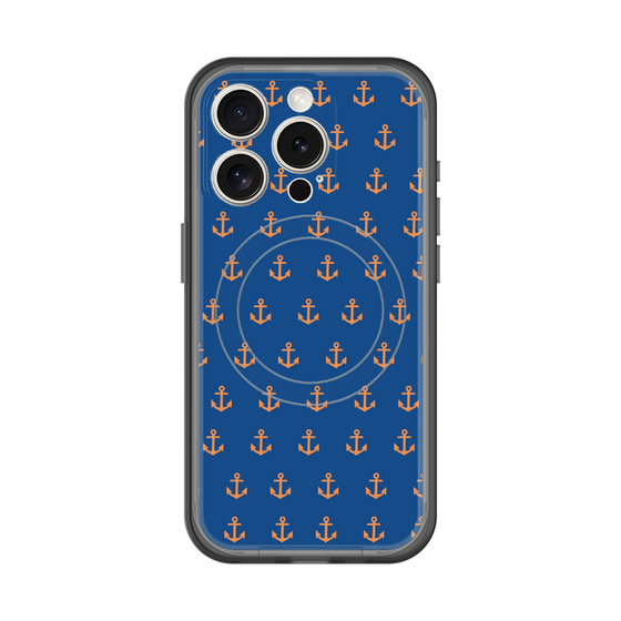 スリムプロテクションプレミアムケース with MagSafe［ Anchor - Orange ］