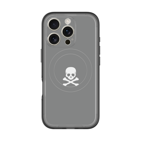 スリムプロテクションプレミアムケース with MagSafe［ スカル - Gray ］
