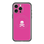 スリムプロテクションプレミアムケース with MagSafe［ スカル - Pink ］