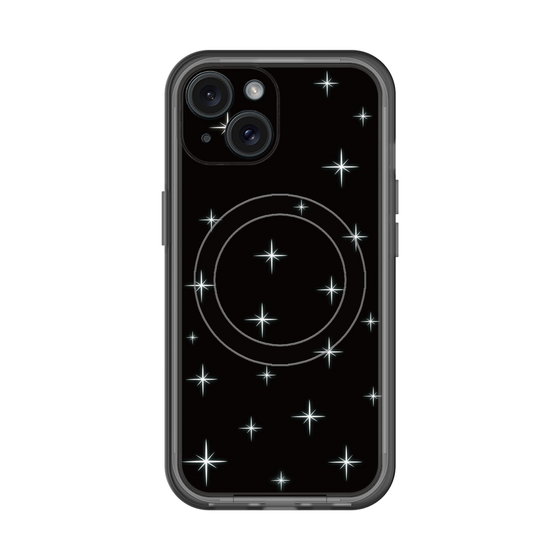 スリムプロテクションプレミアムケース with MagSafe［ Glitter - Black ］