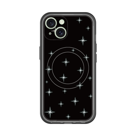スリムプロテクションプレミアムケース with MagSafe［ Glitter - Black ］
