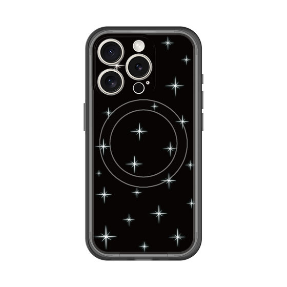 スリムプロテクションプレミアムケース with MagSafe［ Glitter - Black ］